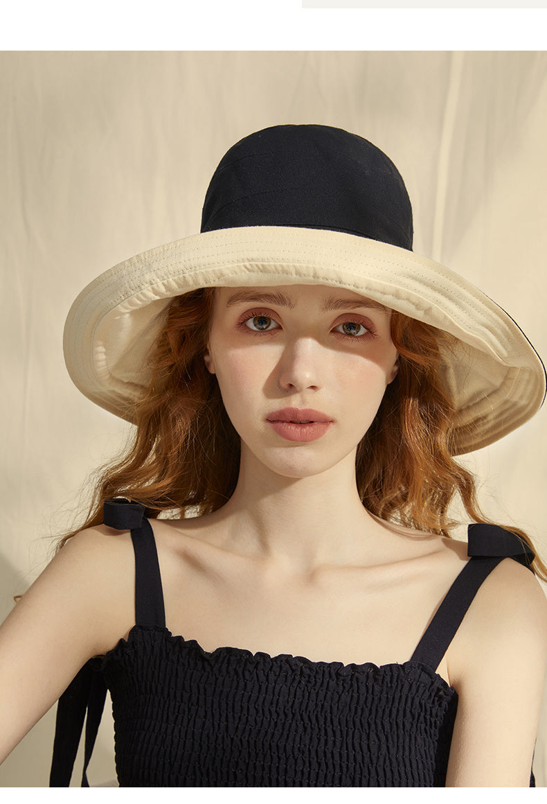 Foldable double-sided sun hat