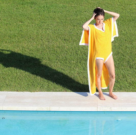 The Towelkini Is The Beach Towel-Swimsuit Hybrid That No One Asked For