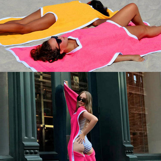 The Towelkini Is The Beach Towel-Swimsuit Hybrid That No One Asked For