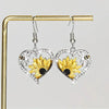 Cute Lady Animal Bee Sunflower Heart Earrings