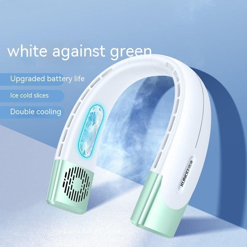 Rechargeable Portable Office Sports Neck-hanging Fan