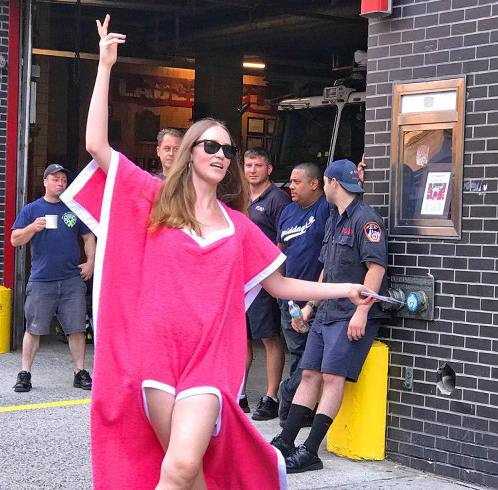 The Towelkini Is The Beach Towel-Swimsuit Hybrid That No One Asked For