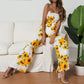 Sling Sexy Bind Printing Jumpsuits Women Overalls