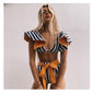 Swimwear Swimsuit Women Bikini Sexy Swimming Red High Waist