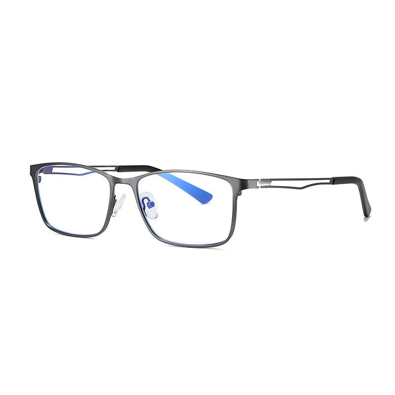 Fashion Glasses Frame Male Metal Anti-Blue Glasses Half Frame Glasses Frame