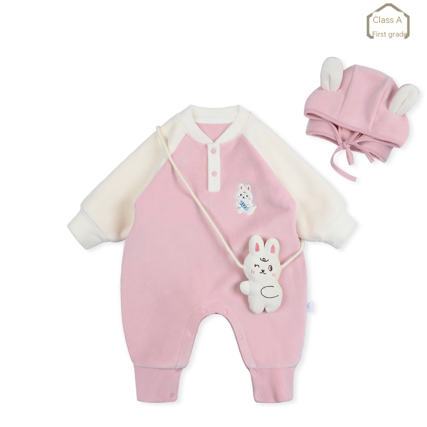 Baby Jumpsuits Autumn And Winter A & L Velvet