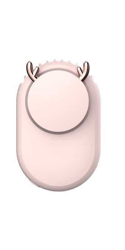 Handheld charging portable hanging neck fan