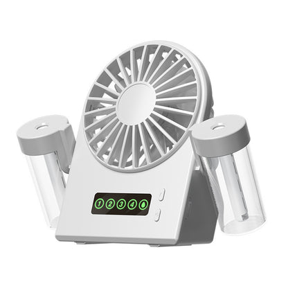 Spray Humidification Portable Mini Rechargeable Handheld Fan