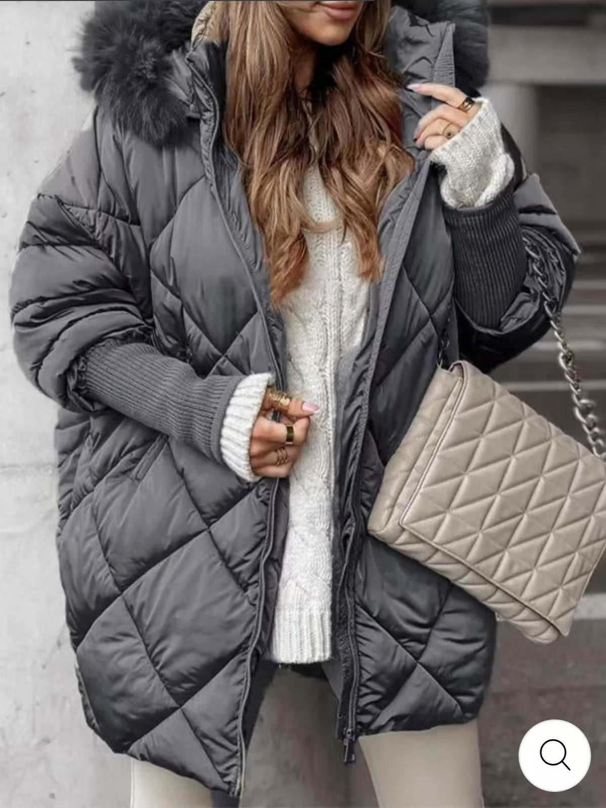 Winter Hooded Clothing Cardigan Coat