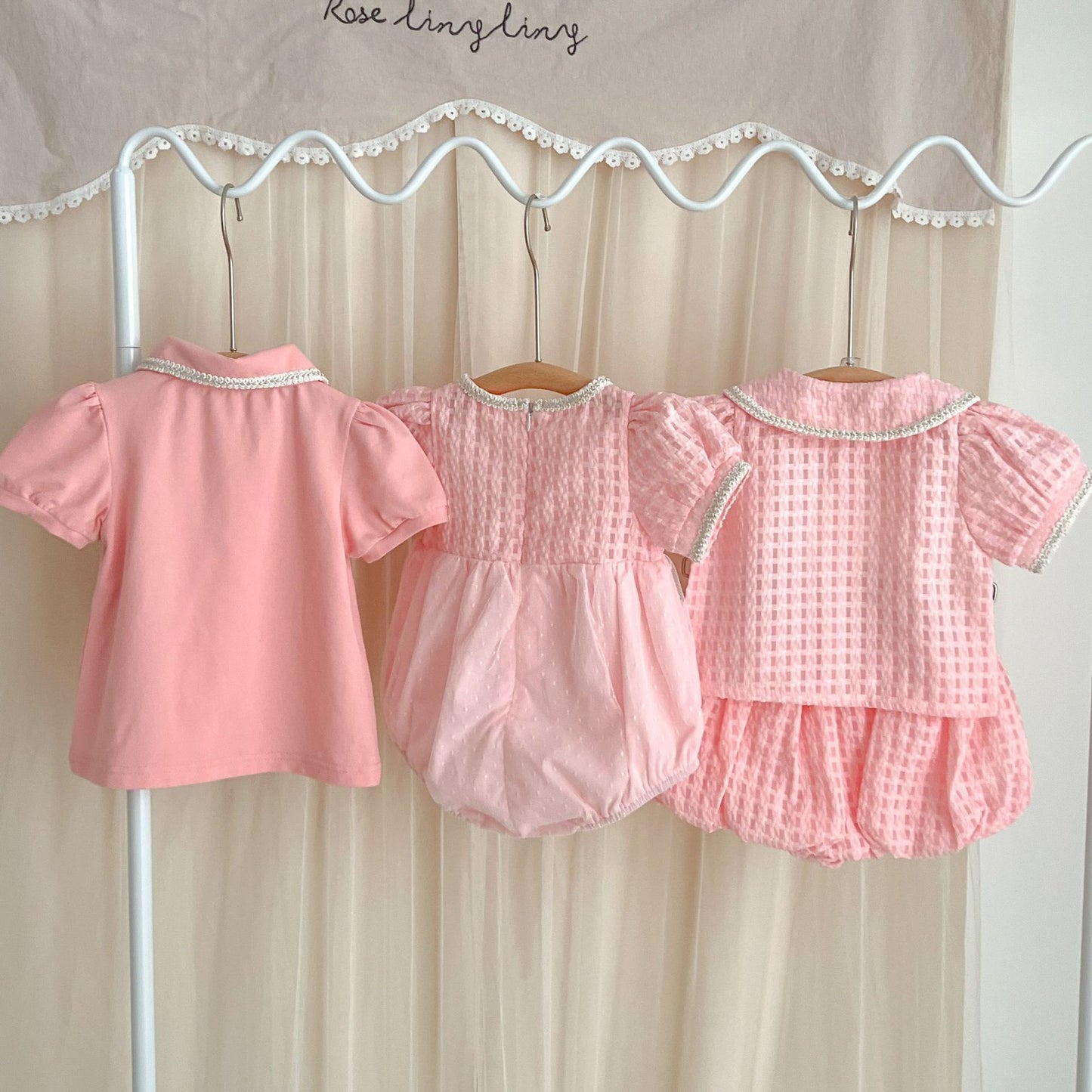 Baby Jumpsuits Out Cute Shorts Two-piece Set