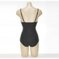 Small Chest Push Up Spaghetti Straps One-piece Swimsuit