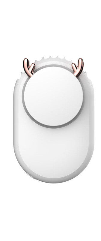 Handheld charging portable hanging neck fan