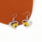 Cute Lady Animal Bee Sunflower Heart Earrings