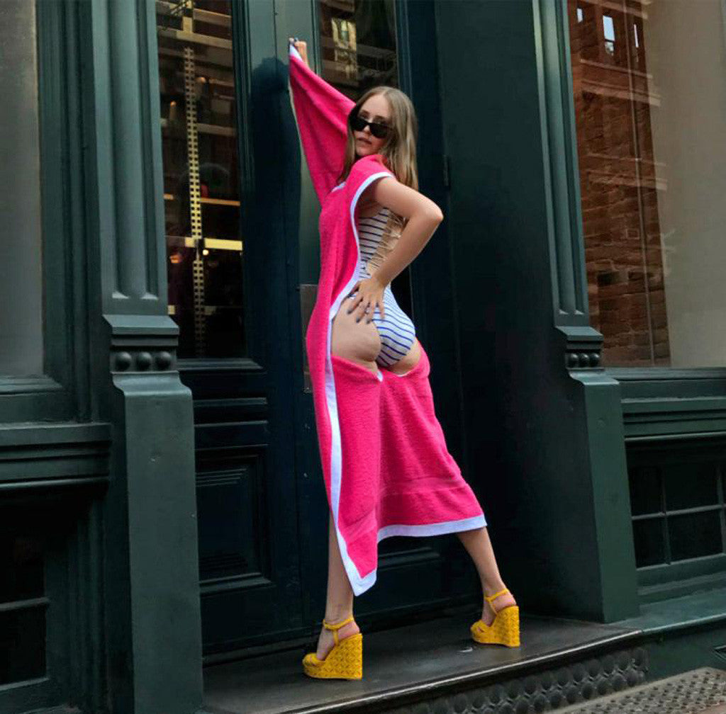 The Towelkini Is The Beach Towel-Swimsuit Hybrid That No One Asked For