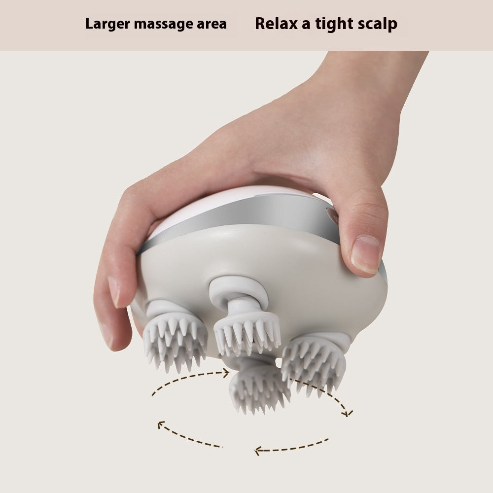 Hot Compress Red Light Head Massager