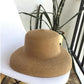Hepburn Style Retro Lampshade Straw Hat Foldable