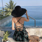 Hepburn Style Retro Lampshade Straw Hat Foldable