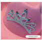 Western Denim Big Brim Sun-proof Rhinestone Crown Fedora Hat