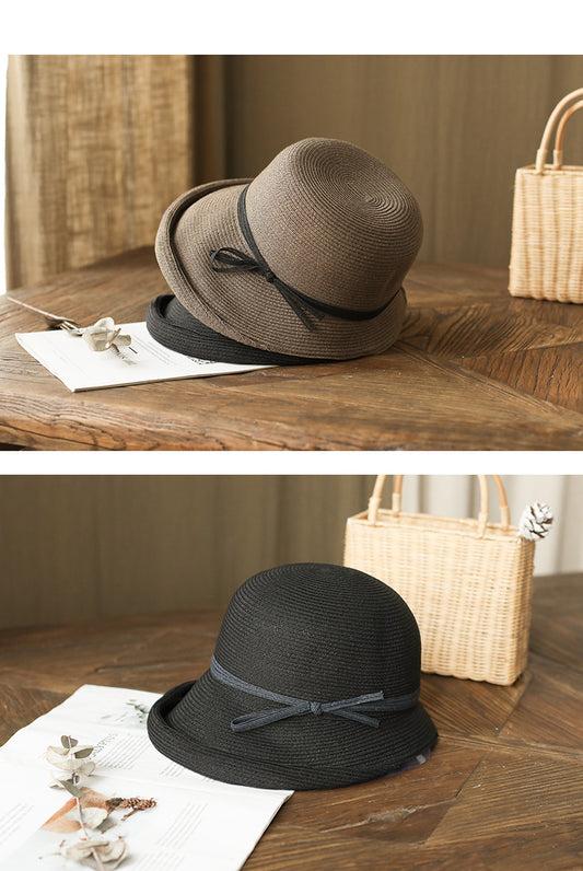 Women's Retro Foldable Sun Hat