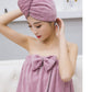 Coral Fleece Bath Skirt Wearable Bath Towels Soft Absorbent Not Easy To Fluff Korean Style