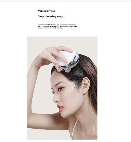 Hot Compress Red Light Head Massager