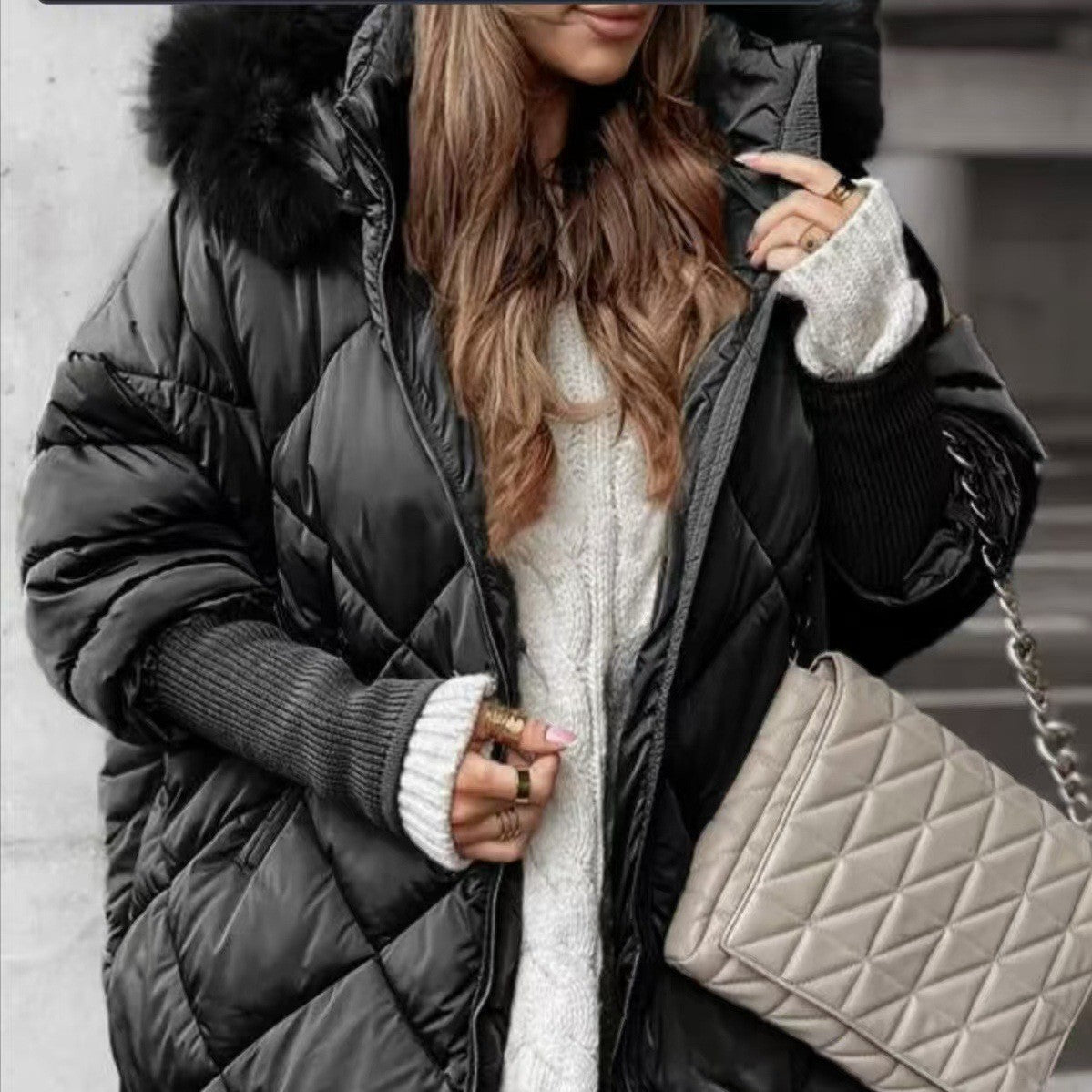 Winter Hooded Clothing Cardigan Coat